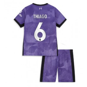 Liverpool Thiago Alcantara #6 Dětské Alternativní dres komplet 2023-24 Krátký Rukáv (+ trenýrky)